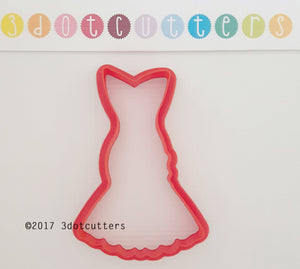 Party Dress Cookie Cutter